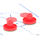 Игровой стол - аэрохоккей DFC SB-AT-2492